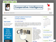 Tablet Screenshot of cooperativeintelligenceblog.com